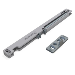 AMORTECEDOR ROMETAL PORTA CORRER COMFORT 240 15-40KG CINZA