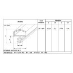 BORRACHA PORTA COMUM ENCAIXE CENTRAL BRANCA 50 MT BORRACHA PORTA COMUM ENCAIXE CENTRAL BRANCA 50 MT