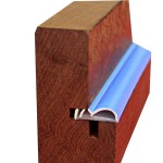BORRACHA PORTA ENCAIXE LATERAL BRANCA 30 MT