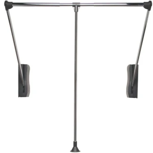 CABIDEIRO ARTICULADO 66/83CM PRETO/CROMADO HARDT