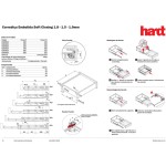 CAIXA CORREDIÇA INVISÍVEL AMORTECEDOR HARDT 300MM C/10