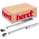 CAIXA CORREDIÇA INVISÍVEL AMORTECEDOR HARDT 300MM C/10