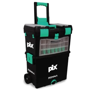 CAIXA DE FERRAMENTAS DUPLA RENNA COM RODAS