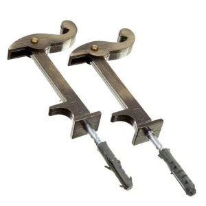 CARRANCA PARA JANELA LISA C/PARAFUSO (PAR) ANTIQUE ANTIGO