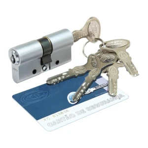CILINDRO ORIGINAL KESO 60MM MODELO EUROPEU 5 CHAVES FOSCO