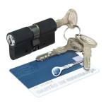 CILINDRO ORIGINAL KESO 90MM MODELO EUROPEU PRETO