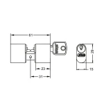 CILINDRO STAM 501 61MM PRETO