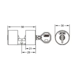 CILINDRO STAM TETRA 1800 58MM PRETO CILINDRO STAM TETRA 1800 58MM PRETO