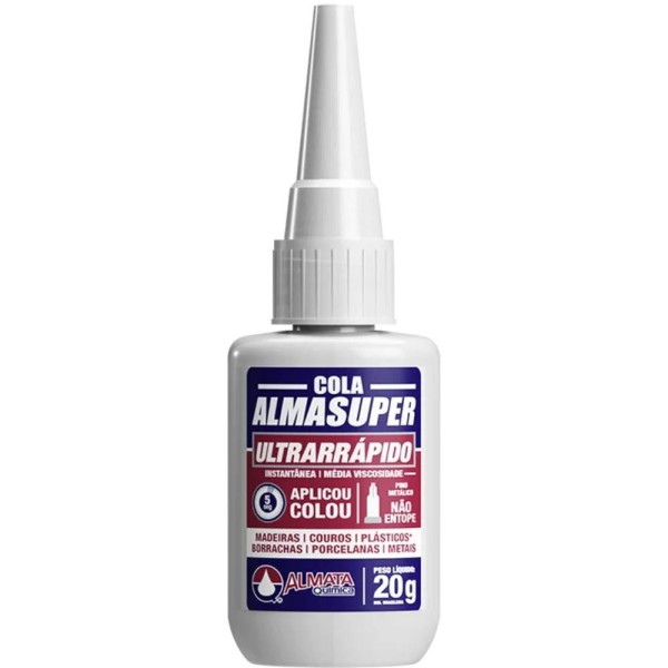 COLA INSTANTÂNEA ALMASUPER MÉDIA 20GR ULTRARÁPIDA
