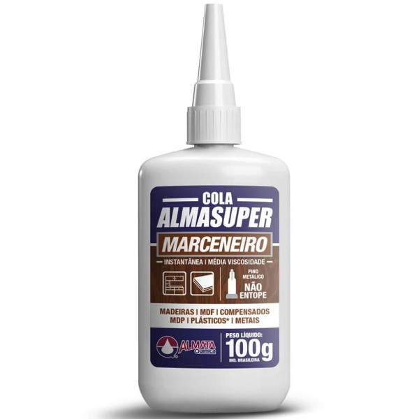 COLA MARCENEIRO ALMASUPER INSTANTÂNEA MÉDIA 100GR