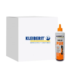 COLA PUR 501.0 POLIURETANO 0,5KG SUPER FORTE CAIXA C/12