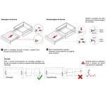 CORREDIÇA TELESCOPICA INOX HARDT H44 30KG 300MM
