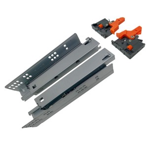 CORREDIÇA INVISÍVEL AMORTECEDOR FERLOCK 1DF 450MM