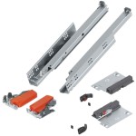 CORREDIÇA INVISÍVEL BLUM 450MM TOQUE