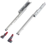 CORREDIÇA INVISÍVEL HARDT 3D 450MM AMORTECEDOR