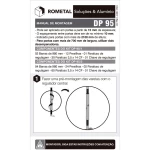 DESEMPENADOR ROMETAL SOBREPOSTO PORTA MDF DP-95/2