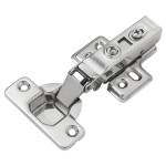DOBRADIÇA CANECO 35 HARDT CLIP INOX AMORTECEDOR RETA C/100