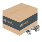 DOBRADIÇA CANECO CAL FIXO RENNA POP AMORTEC C/100 CURVA