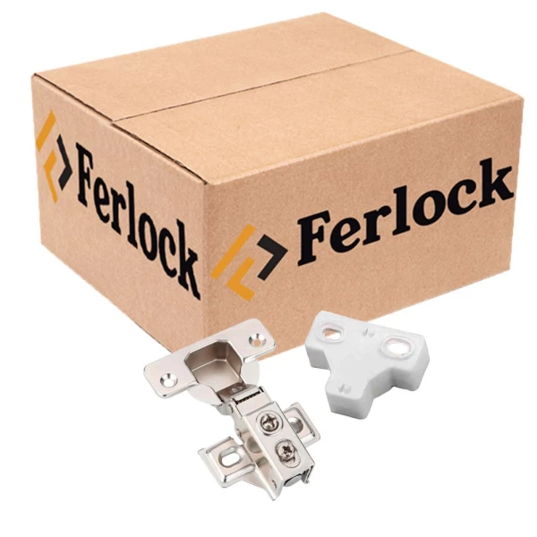 DOBRADIÇA CANECO C.FIXO CURTA FERLOCK AMOR CURVA/RETA C/200