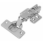 DOBRADIÇA CANECO CALÇO FIXO INOX METALNOX AMORTECEDOR RETA
