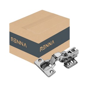 DOBRADIÇA CANECO CAL FIXO INOX RENNA AMORT C/100 S.CURVA