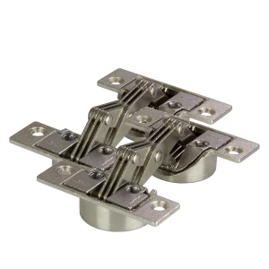 DOBRADIÇA CANECO HARDT CHANFRO 45º NIQUELADA C/2