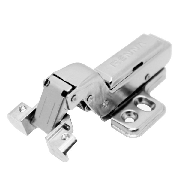 DOBRADIÇA CLICK RENNA PERFIL ALUMÍNIO AMORTECEDOR SUPER CURVA