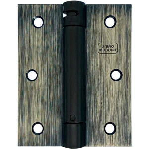 DOBRADIÇA COM MOLA FECHAMATIC 3.5 X 3 ANTIQUE UNIÃO MUNDIAL