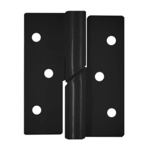 DOBRADIÇA HELICOIDAL PORTA CORTA FOGO DIREITA PRETA