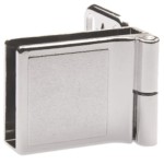 DOBRADIÇA PARA VIDRO 39X30 CROMADA HARDT