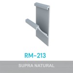 FARDO PERFIL ALUMÍNIO ROMETAL CAVA 15MM RM-213 6 MT NATURAL