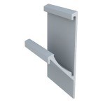 FARDO PERFIL ALUMÍNIO ROMETAL CAVA 15MM RM-213 6 MT NATURAL