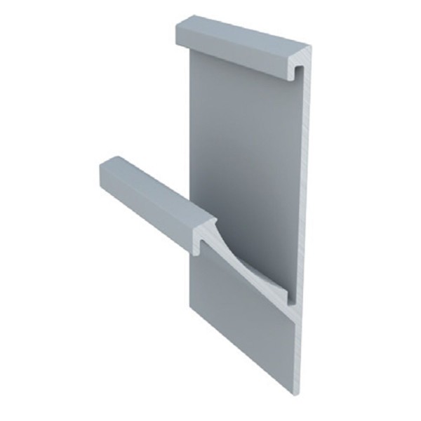 FARDO PERFIL ALUMÍNIO ROMETAL CAVA 15MM RM-213 6 MT NATURAL