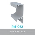 FARDO PERFIL ALUMÍNIO ROMETAL GOLA 15MM RM-052 6 MT NATURAL