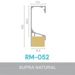 FARDO PERFIL ALUMÍNIO ROMETAL GOLA 15MM RM-052 6 MT NATURAL