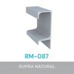 FARDO PERFIL ALUMÍNIO ROMETAL GOLA 15MM RM-087 6 MT NATURAL