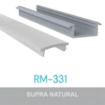 FARDO PERFIL ALUMÍNIO ROMETAL LED EMBUTIR RM-331 3 MT NATURAL C/DIFUSOR FARDO PERFIL ALUMÍNIO ROMETAL LED EMBUTIR RM-331 3 MT NATURAL C/DIFUSOR