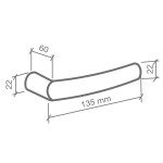 FECHADURA BINE REDONDA BANHEIRO INOX POLIDO