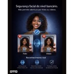 FECHADURA DIGITAL OTTO TU-3000 FACIAL BIOMETRIA ALEXA WI-FI
