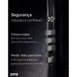 FECHADURA DIGITAL OTTO TU-3000 FACIAL BIOMETRIA ALEXA WI-FI