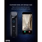FECHADURA DIGITAL OTTO TU-3000 FACIAL BIOMETRIA ALEXA WI-FI