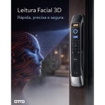 FECHADURA DIGITAL OTTO TU-3000 FACIAL BIOMETRIA ALEXA WI-FI