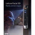 FECHADURA DIGITAL OTTO TU-3000 FACIAL BIOMETRIA ALEXA WI-FI