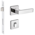 FECHADURA HATO LIGHT QUADRADA EXTERNA INOX POLIDO