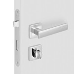 FECHADURA METRO LIGHT 55 QUADRADA BANHEIRO CROMADA C/RED