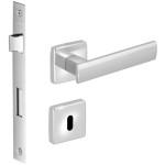 FECHADURA METRO LIGHT 40 QUADRADA INTERNA CROMADA