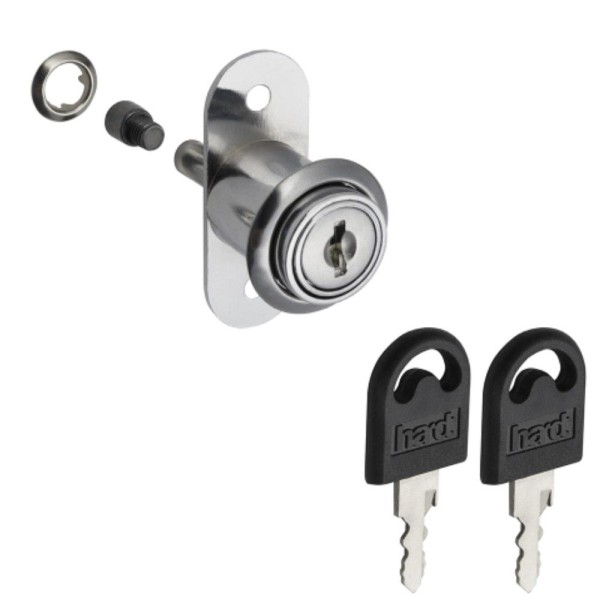 FECHADURA MÓVEIS PORTA DE CORRER HARDT F4005CR PRESSÃO 22MM
