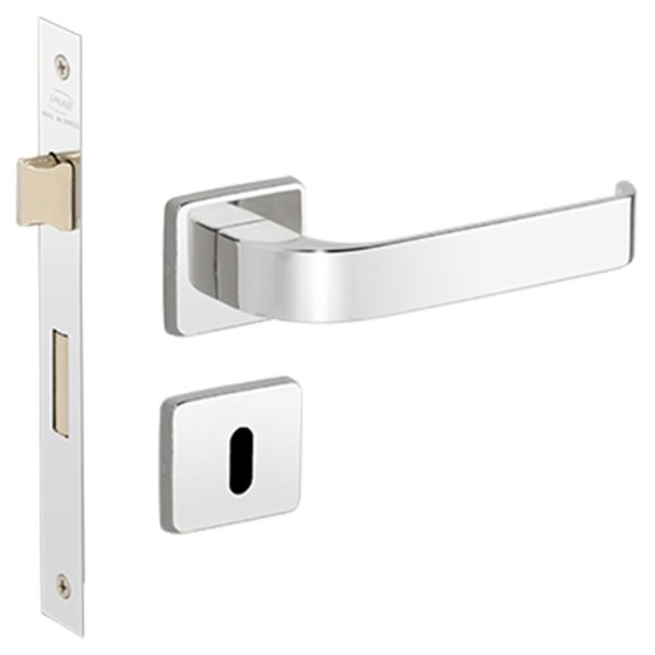 FECHADURA ODIN QUADRADA INTERNA CROMADA