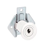 FECHADURA PARA GAVETA STAM LONGA 302 BRANCA 31MM