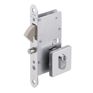 FECHADURA PORTA CORRER 1391 EXTERNA BICO PAP. CROMADO C/RED